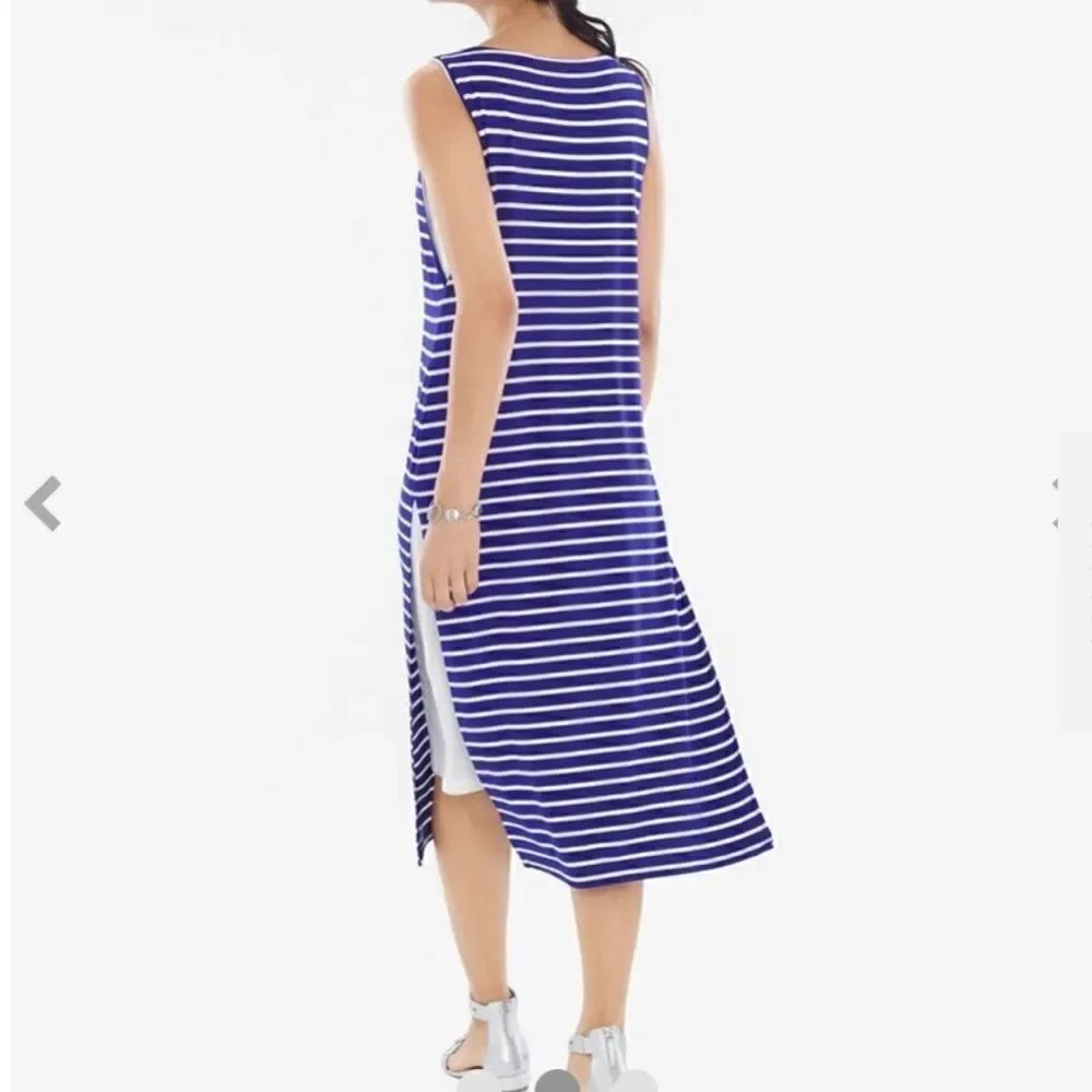 Striped Double-Layer Dress - Picture 2 of 4